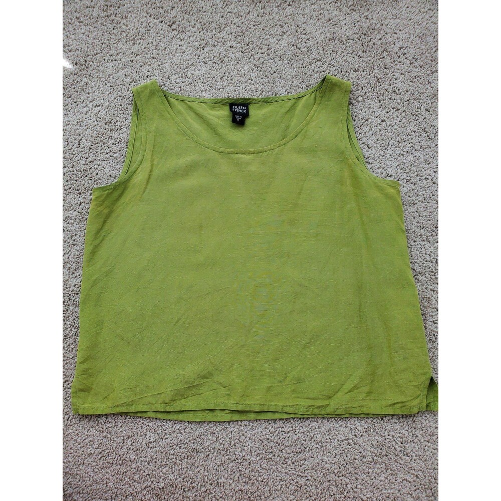 Eileen Fisher linen silk blouse